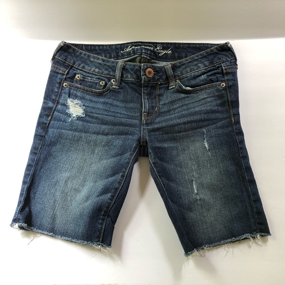 AE | Denim Cut Off Shorts Distressed #3767 - Picture 1 of 8
